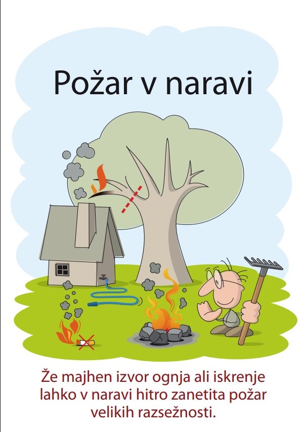 požar v naravi